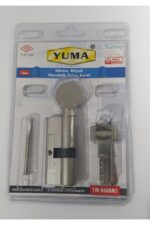 Yuma Bilyalı Tuzaklı Mandallı Saten Çelik Kapı Kilit Bareli - Görsel 2