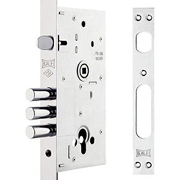 252 R Monoblok Çelik Kapı Kilidi - Krom 60 MM