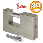 Tuğra Saten Kayar Milli Asma Kilit 80 mm