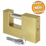 Tuğra Yassı Çelik Asma Kilit 90 mm
