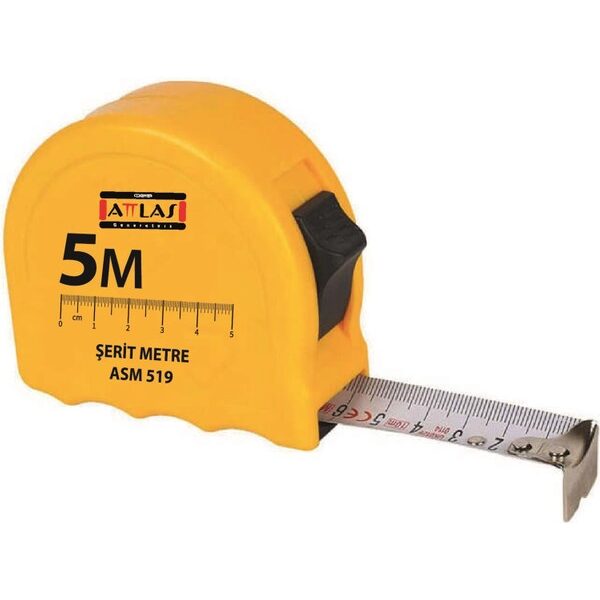 Attlas Şerit Metre 5 mt  x 19 mm