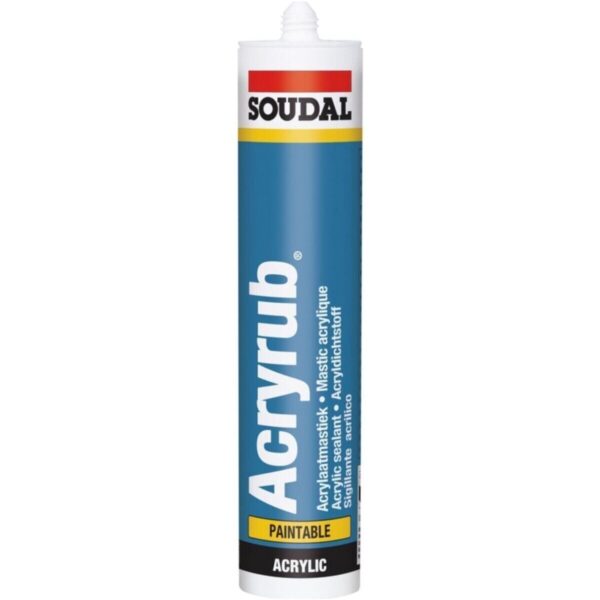 Soudal Silikonize Akrilik Beyaz Mastik 500 gr