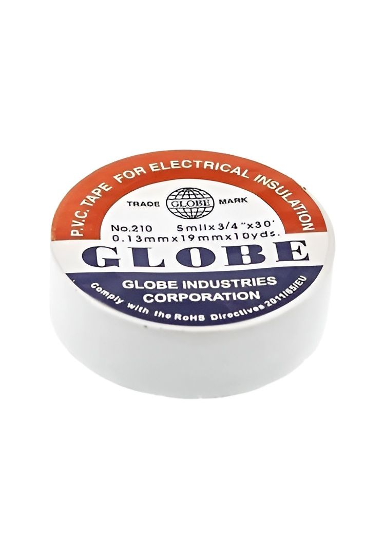 beyaz-bant-elekrik-bandi1-1.jpg Globe Beyaz İzole Bant - Elektrik Bandı 10 Adet - Görsel 1
