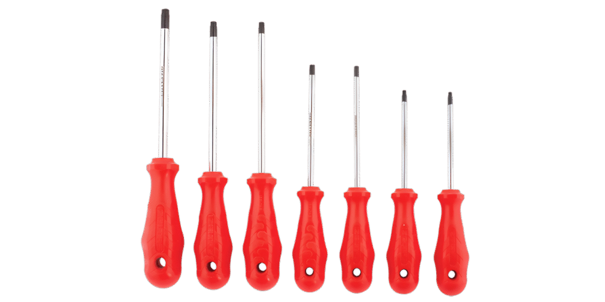 Delikli Torx® Uçlu Tornavida Takımı (7 Parça) - Görsel 1