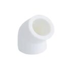 PP Dirsek 45 Derece – Sıcak Soğuk Su Uyumlu Polipropilen Su Tesisat Parçası