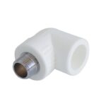 PP-R Erkek Dirsek | Dişli Plastik Tesisat Bağlantı Parçası