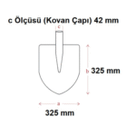 Oluklu Madenci Küreği - Görsel 3