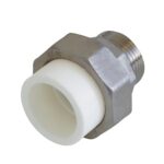 PP-R Uyumlu Oynar Başlı Erkek Rakor – Dişli Su Tesisat Bağlantı Parçası