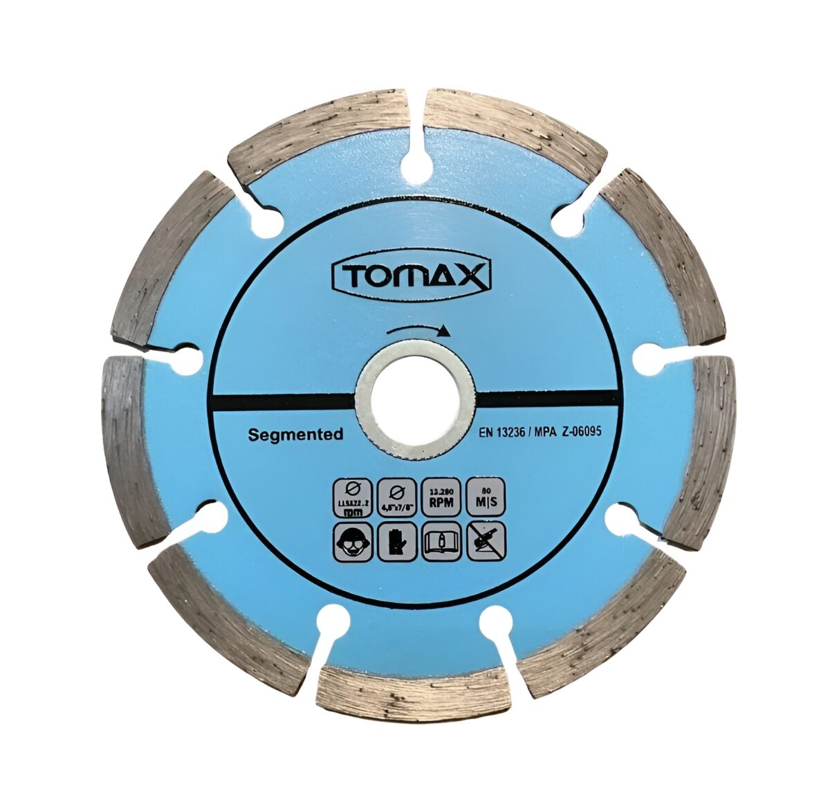 Tomax Segmentli Elmas Beton Kesici Disk - Görsel 1