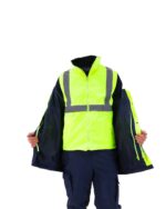 Vento 5+1 Kaban – İçi Çıkmalı Sarı-Lacivert Mont - Görsel 3