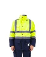 Vento 5+1 Kaban – İçi Çıkmalı Sarı-Lacivert Mont