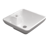 İdevit Kare Tezgah Üstü Lavabo - Delikli