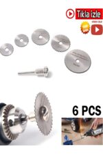 HSS Testere Diski 6 Parça İnce Kesim Mini Testere Seti - Görsel 4