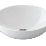İdevit Daire Tezgah Üstü Lavabo - Deliksiz