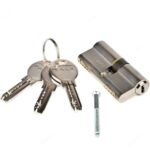 Kale 164Snc Çelik Bilyalı Barel Kapı Kilidi - Saten Sistem Barel Kapı Göbeği 68 mm