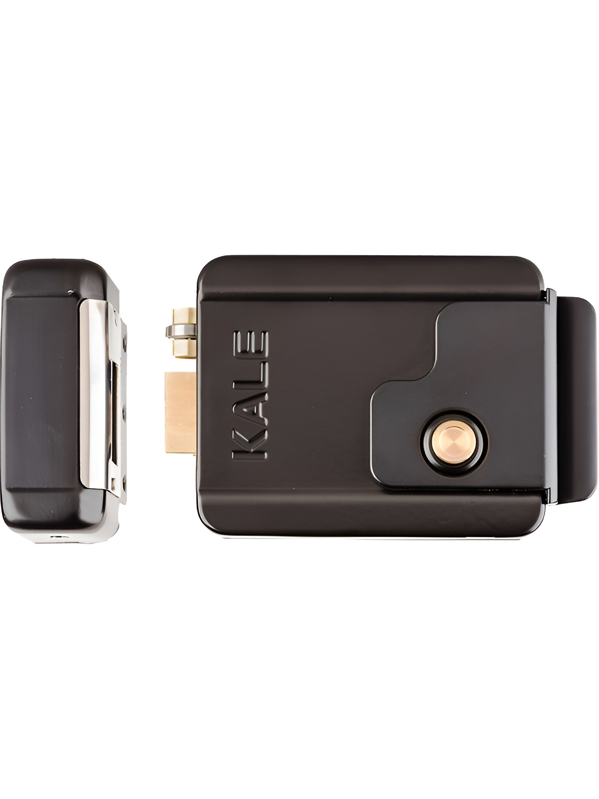 kale-elektrikli-52mm.jpg Kale 357M Siyah Elektrikli Kapı Otomatik Kale Kilidi 52 mm - Görsel 1