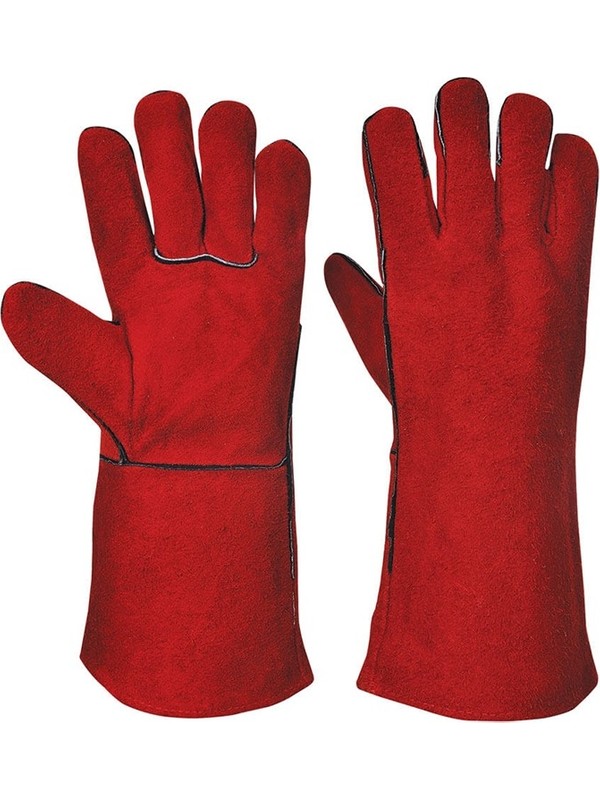 kirmizi-kaynakci-lediveni1.jpg Vento Kırmızı Kaynakçı Eldiveni - Görsel 1