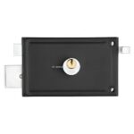 Kale 157 AE ECO Trajlı Demir Kapı Kilidi | Eski Tip Sağ-Sol Çevrilebilir Silindirli Çelik Gövdeli Kapı Kilidi