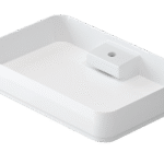 İdevit Slim Dikdörtgen Tezgah Üstü Lavabo