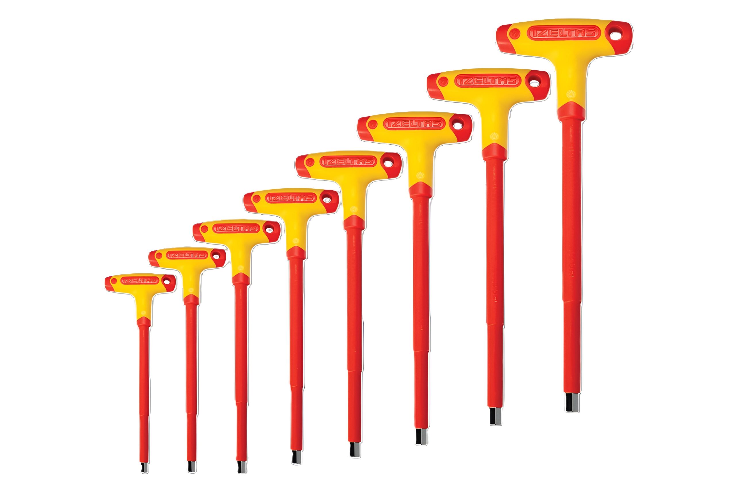 izeltas-1000v-izoleli1-jpg.jpg İzeltaş 1000V İzoleli T Tipi Allen Anahtar Takımı (8 Parça) - Görsel 1