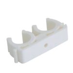 PP-R Uyumlu Çiftli Tesisat Kelepçesi – Çift Boru Sabitleme Aparatı