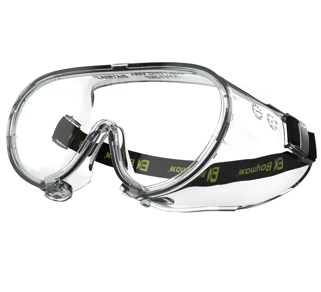 koruyucu-gozluk-seffaf1-2.png Baymax Quatro Şeffaf S-1551 Koruyucu Gözlük - Görsel 1