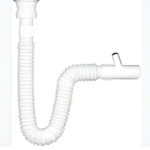 Vision SF002 – Özbest Paslanmaz Tek Çıkışlı Körüklü Sifon