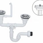 Vision SF206 ÖZBEST Çöpmak Çiftli Taşmalı Körüklü Sifon