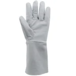 Beybi ARG-01 Argon Keçi Derisi, Isıya Dayanıklı Gri Kaynak Eldiveni - Görsel 3