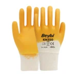 BEYBİ KN350 Sarı Nitril Eldiven No:10 – Yerli Üretim