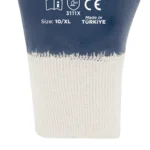 Beybi KN25+ (Plus) Lacivert Nitril Eldiven No:10 | Pamuk Astarlı | Tam Kaplama Yağa Dayanıklı İş Eldiveni - Görsel 4