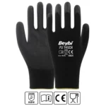 Beybi Touch PU Eldiven No:10 | PU Kaplı Polyester İş Eldiveni, Gıda Uyumlu, Yüksek Parmak Hassasiyeti - Görsel 2