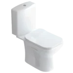 İdevit Kare Serisi Alttan Çıkışlı Klozet + Rezervuar Takımı