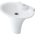 İdevit Rena Monoblok Lavabo 49x65 cm | Modern ve Fonksiyonel Banyo Lavabosu